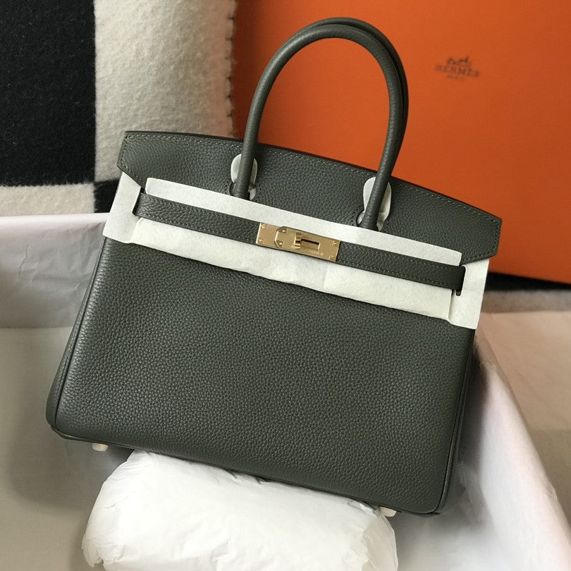 HM BIRKIN 35CM PIEL TOGO DE PINO CON HERRAJES DORADOS
