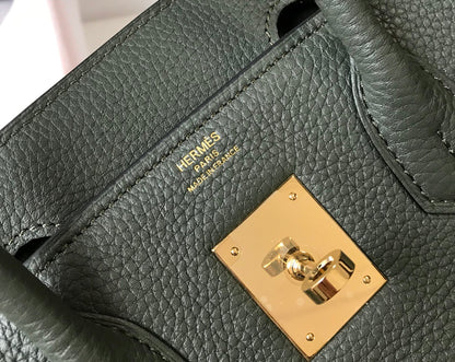 HM BIRKIN 35CM PIEL TOGO DE PINO CON HERRAJES DORADOS
