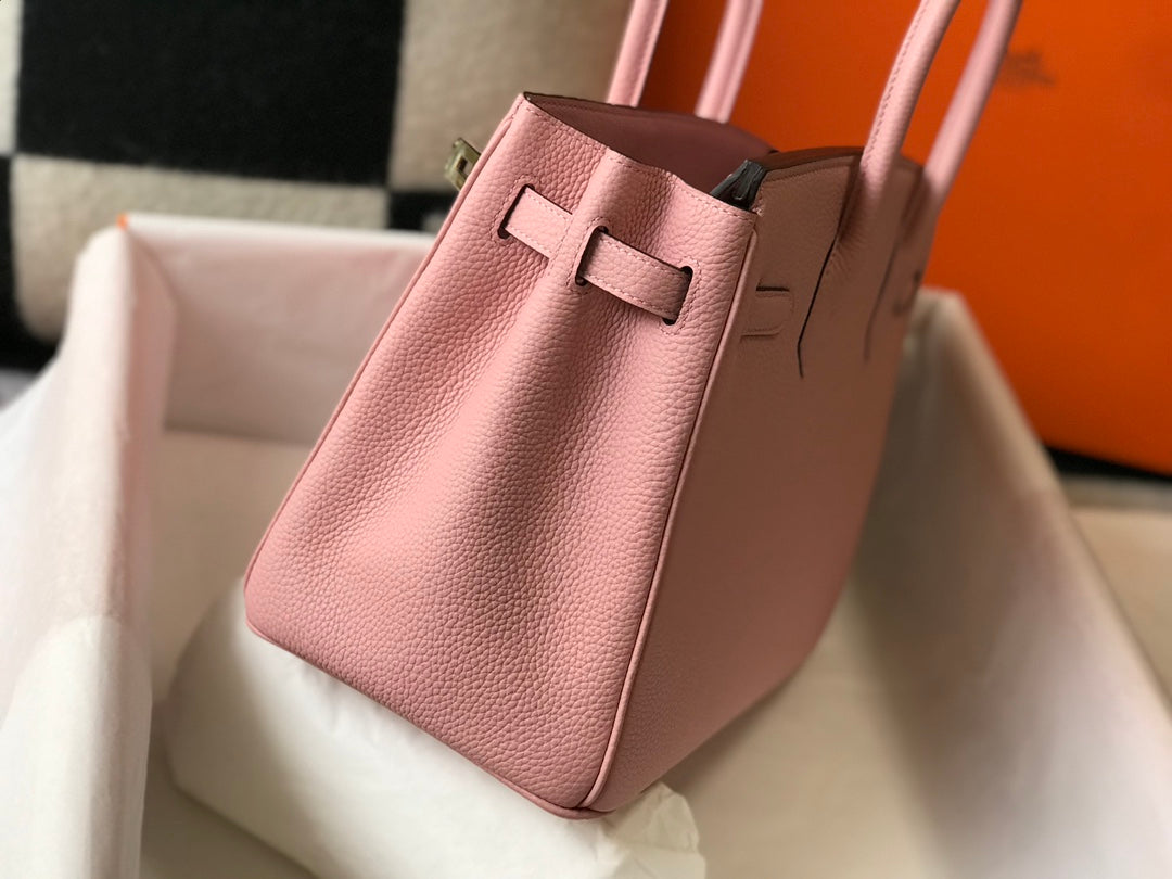 HM BIRKIN 35CM PIEL TOGO ROSA HERRAJES DORADOS