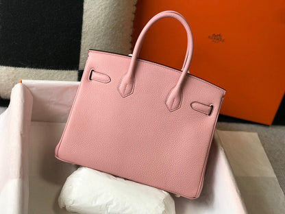 HM BIRKIN 35CM PIEL TOGO ROSA HERRAJES DORADOS
