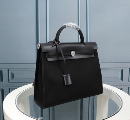 HM HERBAG ZIP 31 LONA NEGRA