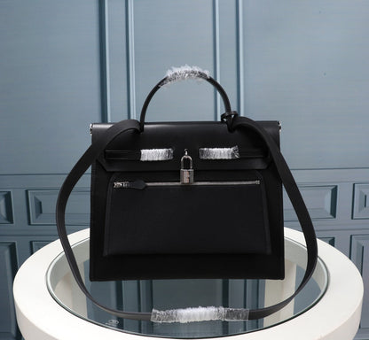 HM HERBAG ZIP 31 LONA NEGRA