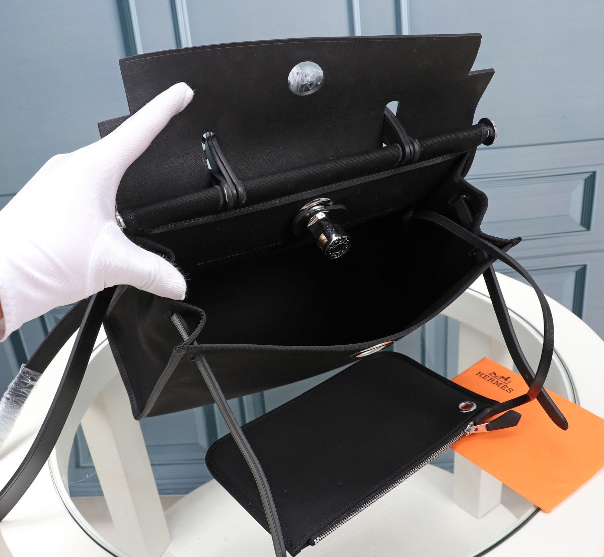 HM HERBAG ZIP 31 LONA NEGRA
