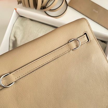Kelly Danse II 22cm Beige Evercolor Cuero Shw
