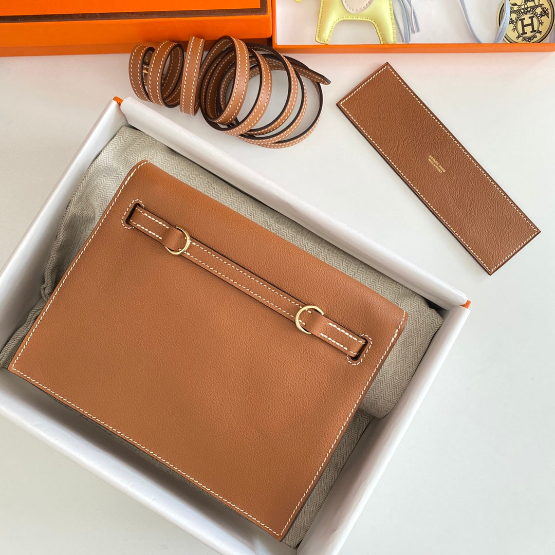 Kelly Danse II 22cm Cuero Evercolor Bronceado Ghw