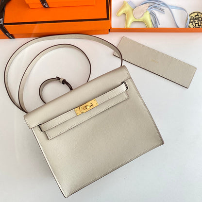 Kelly Danse II 22cm Blanco Evercolor Cuero Ghw
