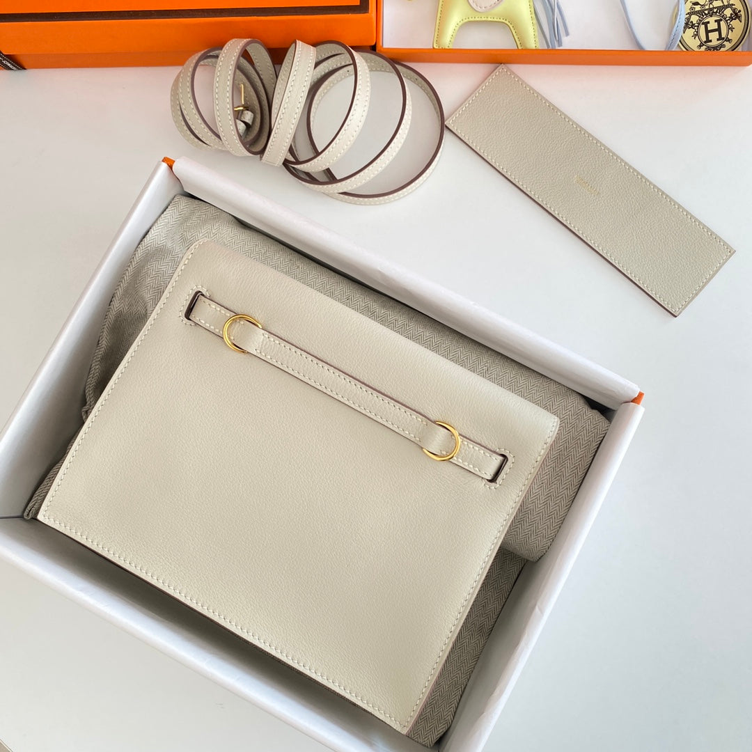 Kelly Danse II 22cm Blanco Evercolor Cuero Ghw