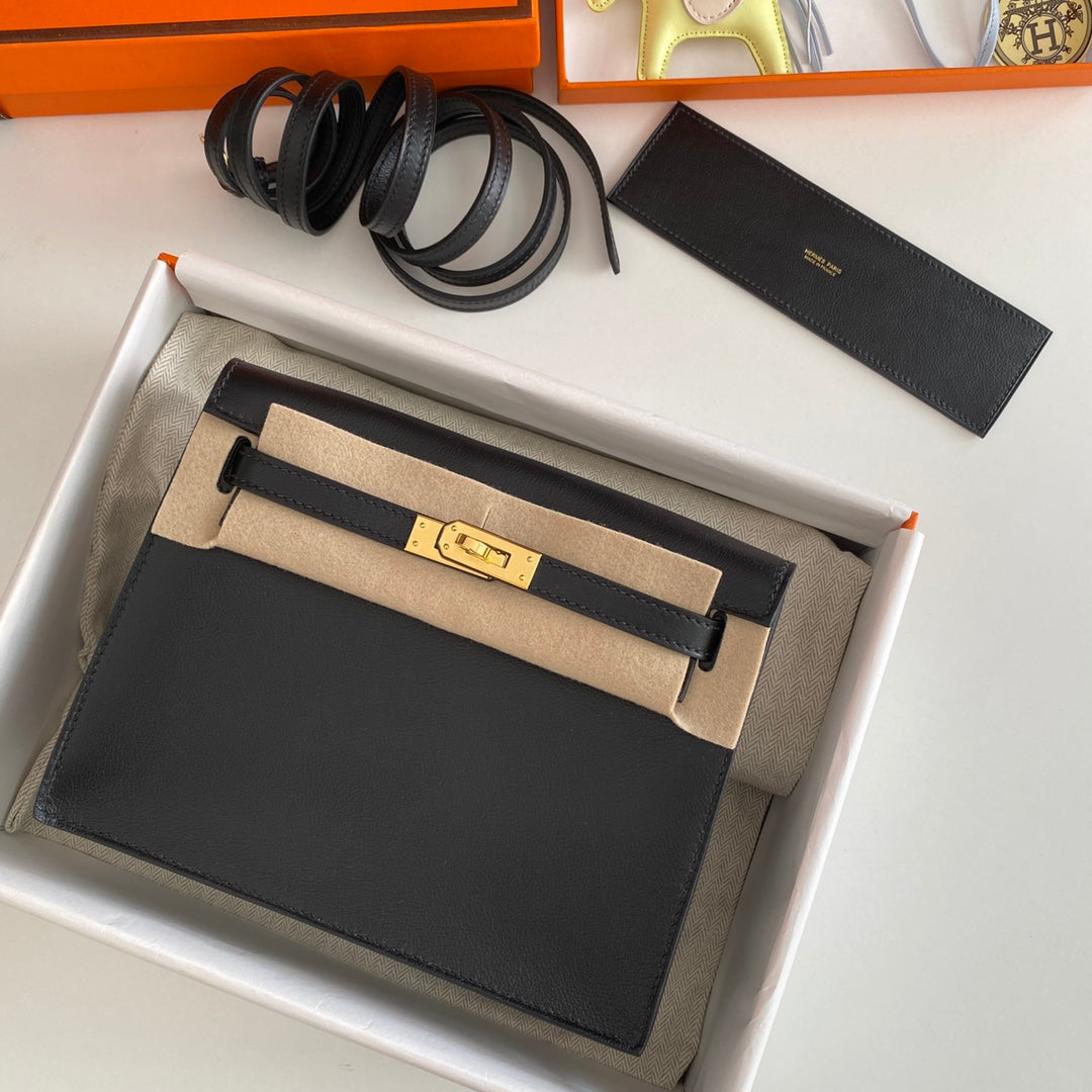 Kelly Danse II 22cm Cuero Evercolor Negro Ghw