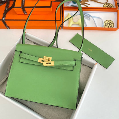 Kelly Danse II 22cm Verde Evercolor Cuero Ghw