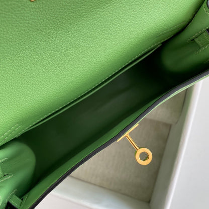 Kelly Danse II 22cm Verde Evercolor Cuero Ghw