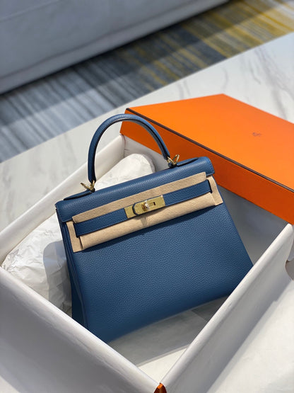 HM KELLY 25 CM ÁGATA AZUL TOGO HARDWARE DORADO