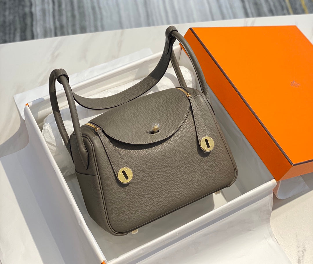 BOLSO HM LINDY 30 PIEL TAURILLON CLEMENCE OLIVA