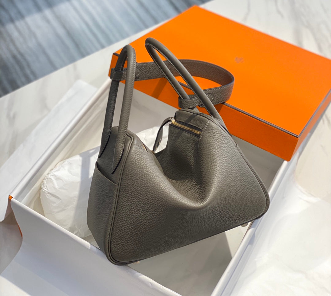 BOLSO HM LINDY 30 PIEL TAURILLON CLEMENCE OLIVA