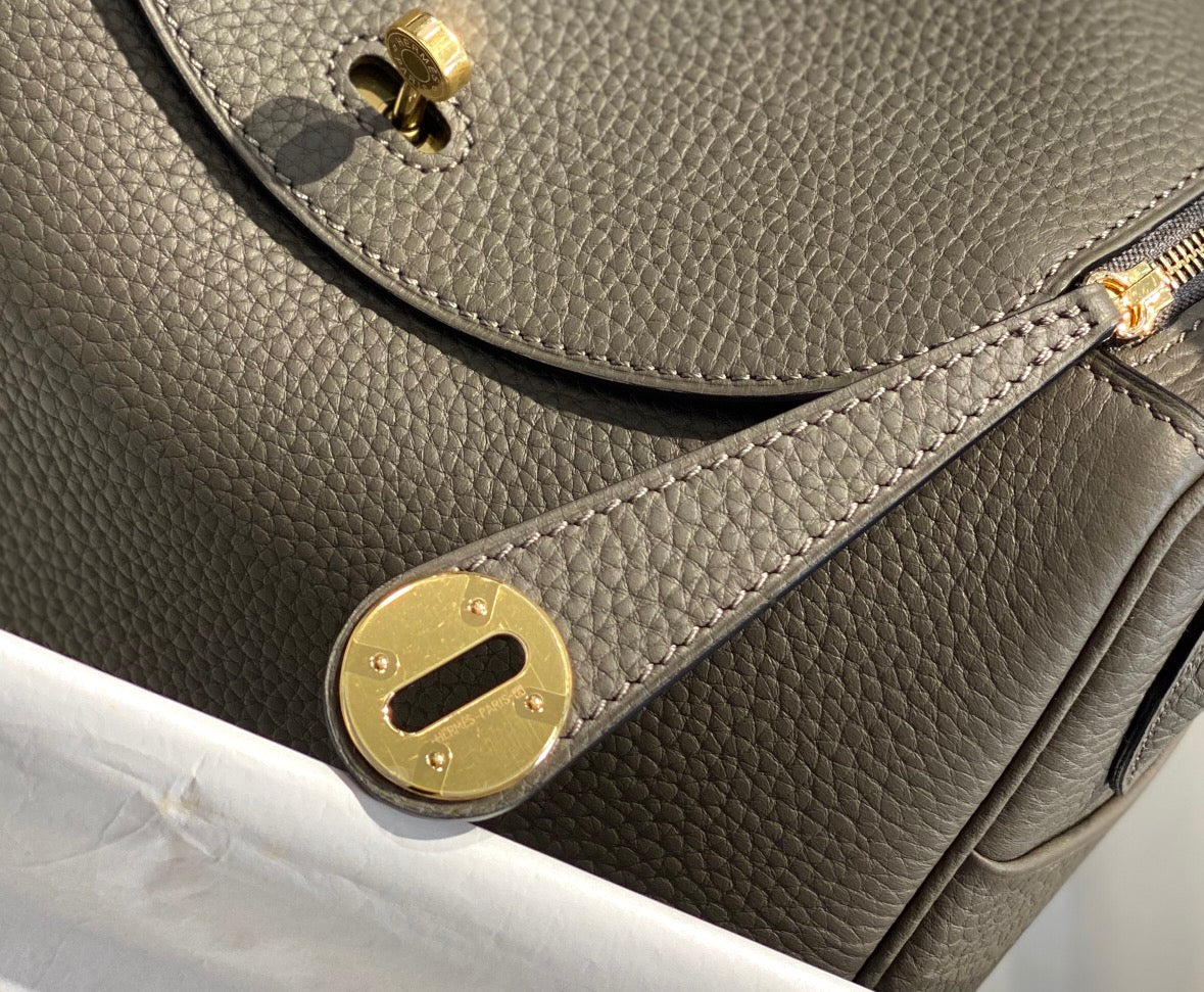 BOLSO HM LINDY 30 PIEL TAURILLON CLEMENCE OLIVA
