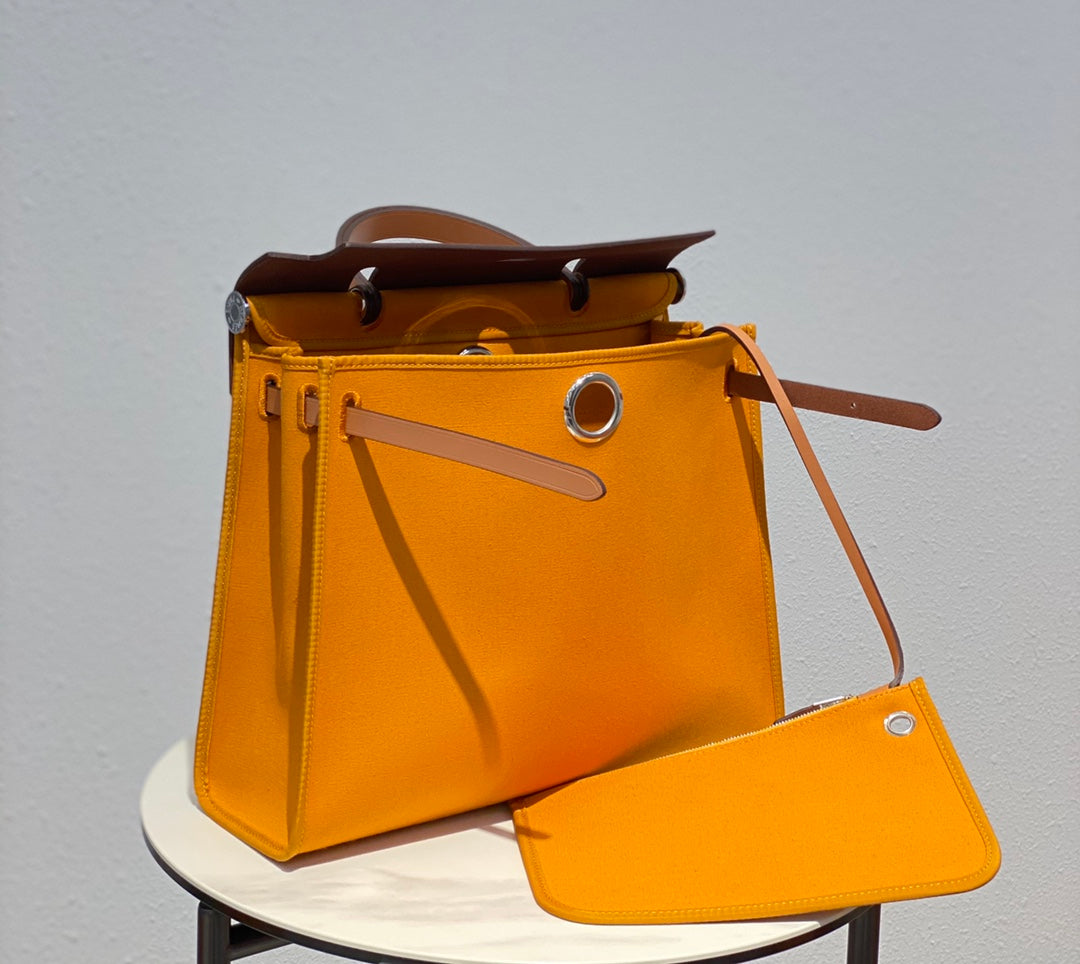 Herbag 31 Toile Lona Amarillo Oscuro Piel de Vaca Dorada