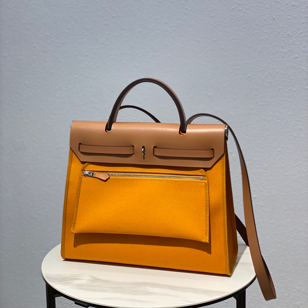 Herbag 31 Toile Lona Amarillo Oscuro Piel de Vaca Dorada