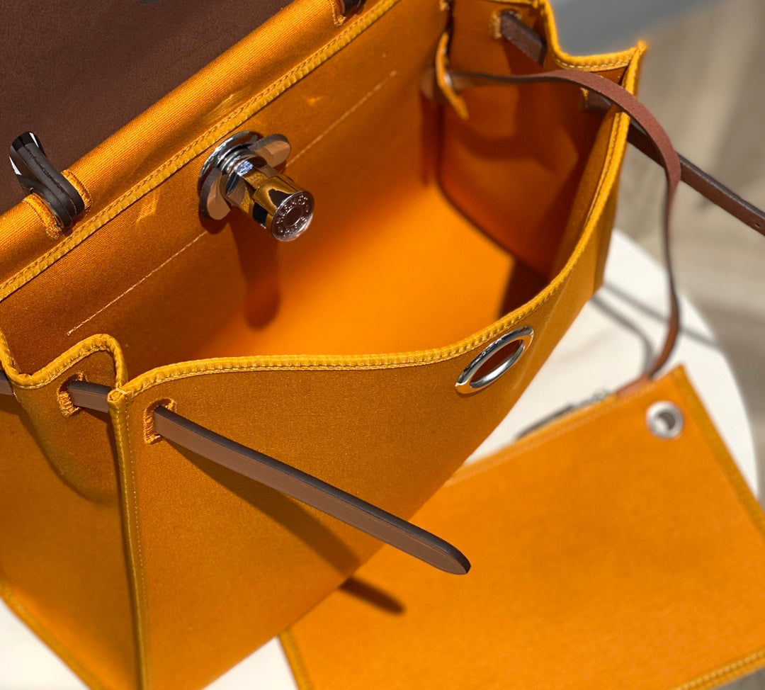 Herbag 31 Toile Lona Amarillo Oscuro Piel de Vaca Dorada