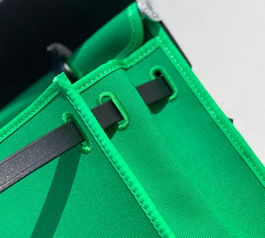 Herbag 31 Toile Lona Verde Piel de Vaca Negra