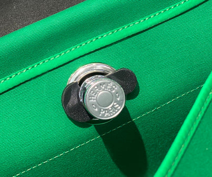 Herbag 31 Toile Lona Verde Piel de Vaca Negra
