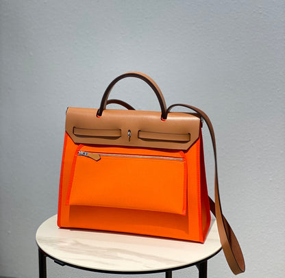 Herbag 31 Toile Lona Naranja Piel de Vaca Dorada