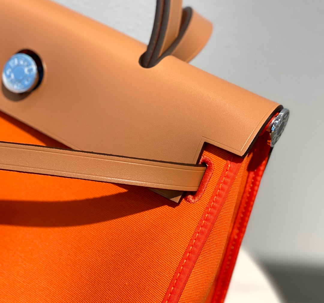Herbag 31 Toile Lona Naranja Piel de Vaca Dorada