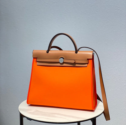 Herbag 31 Toile Lona Naranja Piel de Vaca Dorada