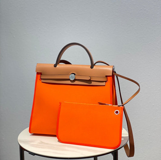 Herbag 31 Toile Lona Naranja Piel de Vaca Dorada