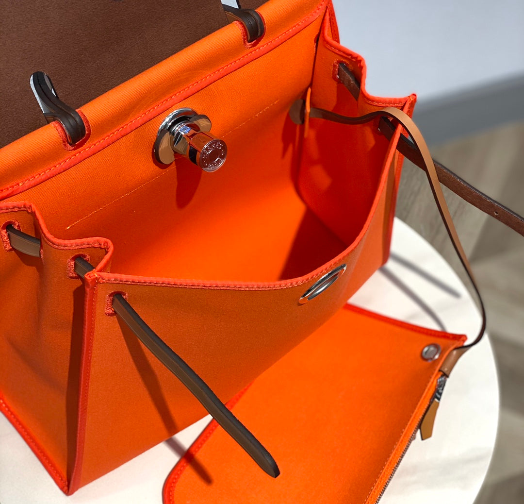 Herbag 31 Toile Lona Naranja Piel de Vaca Dorada