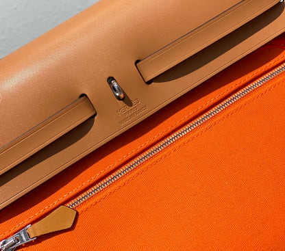 Herbag 31 Toile Lona Naranja Piel de Vaca Dorada
