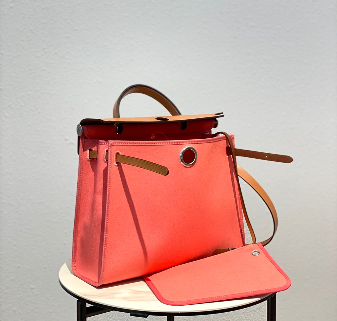 Herbag 31 Toile Lona Rosa Piel de Vaca Dorada