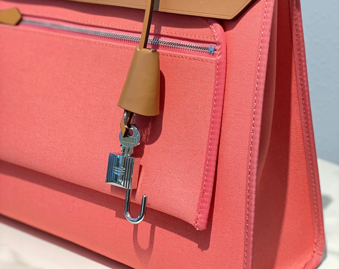 Herbag 31 Toile Lona Rosa Piel de Vaca Dorada