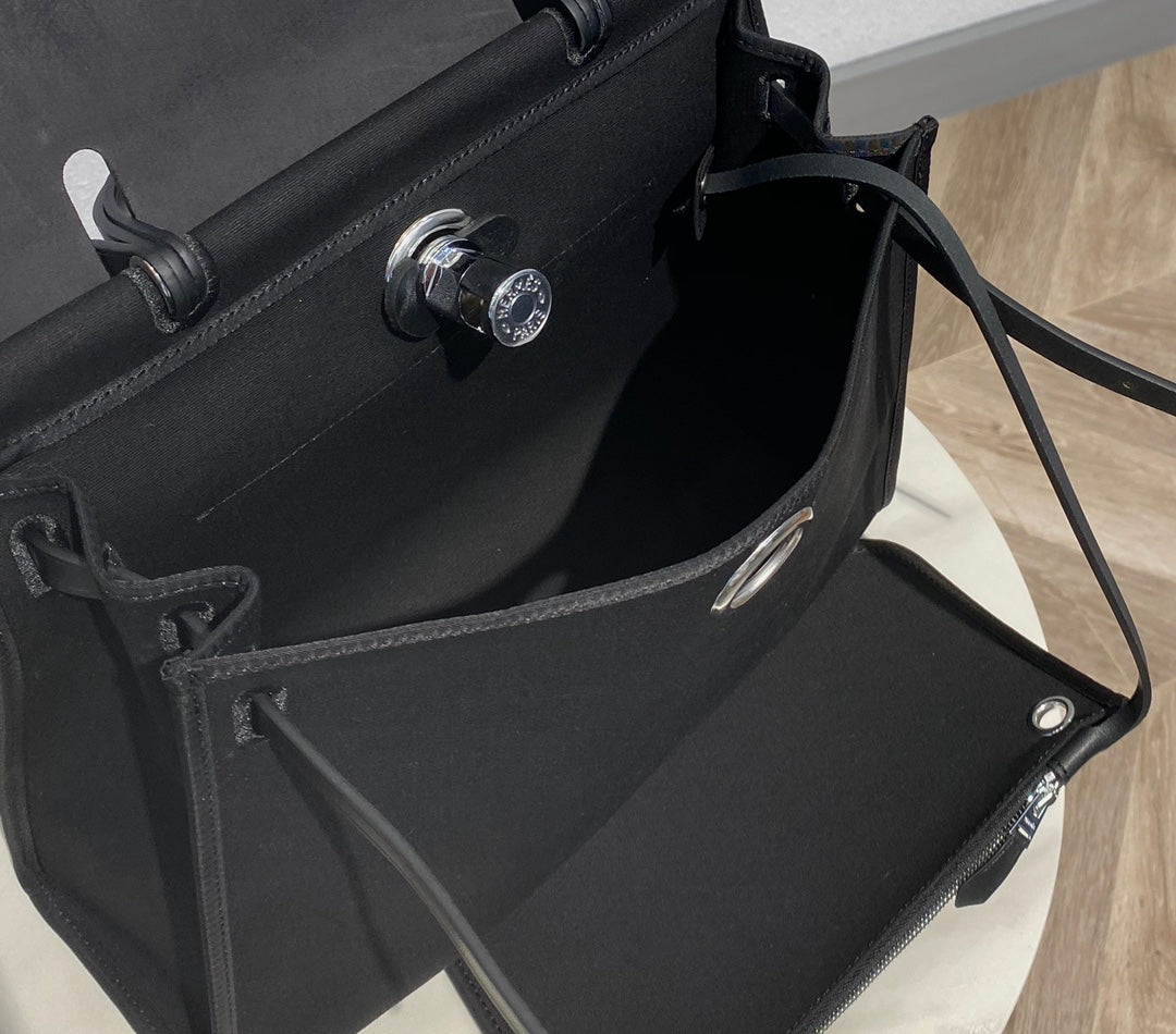 Herbag 31 Toile Lona Negra Piel de Vaca Negra