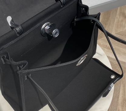 Herbag 31 Toile Lona Negra Piel de Vaca Negra
