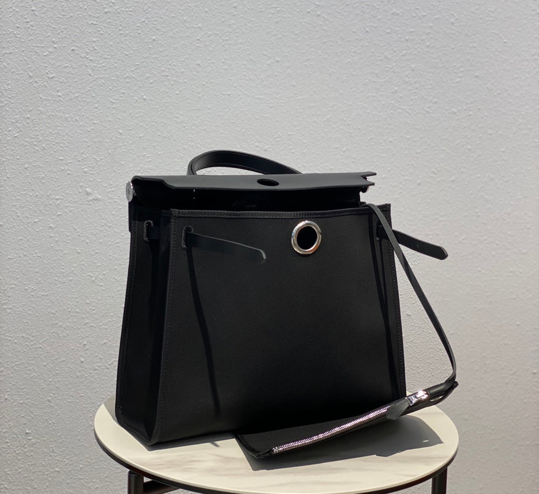 Herbag 31 Toile Lona Negra Piel de Vaca Negra