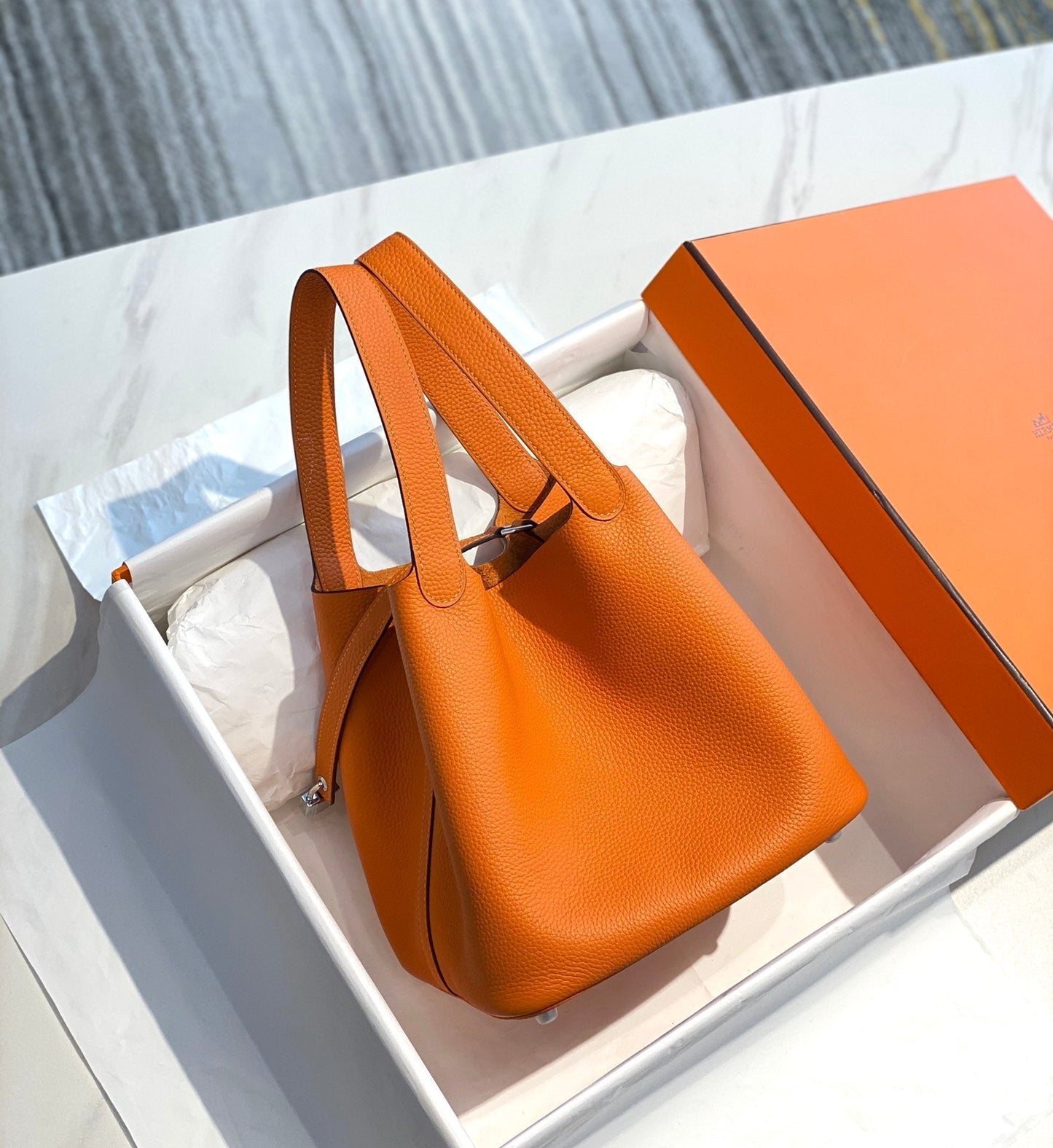 Cerradura picotin 22 naranja togo shw