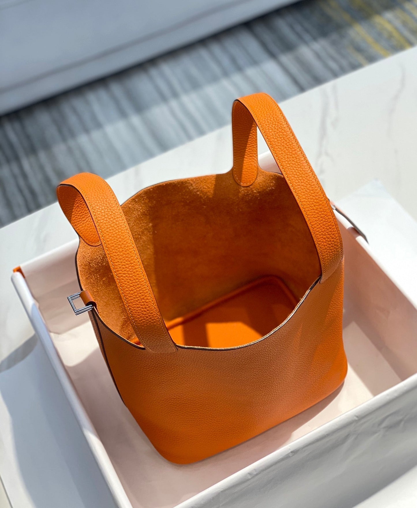Cerradura picotin 22 naranja togo shw