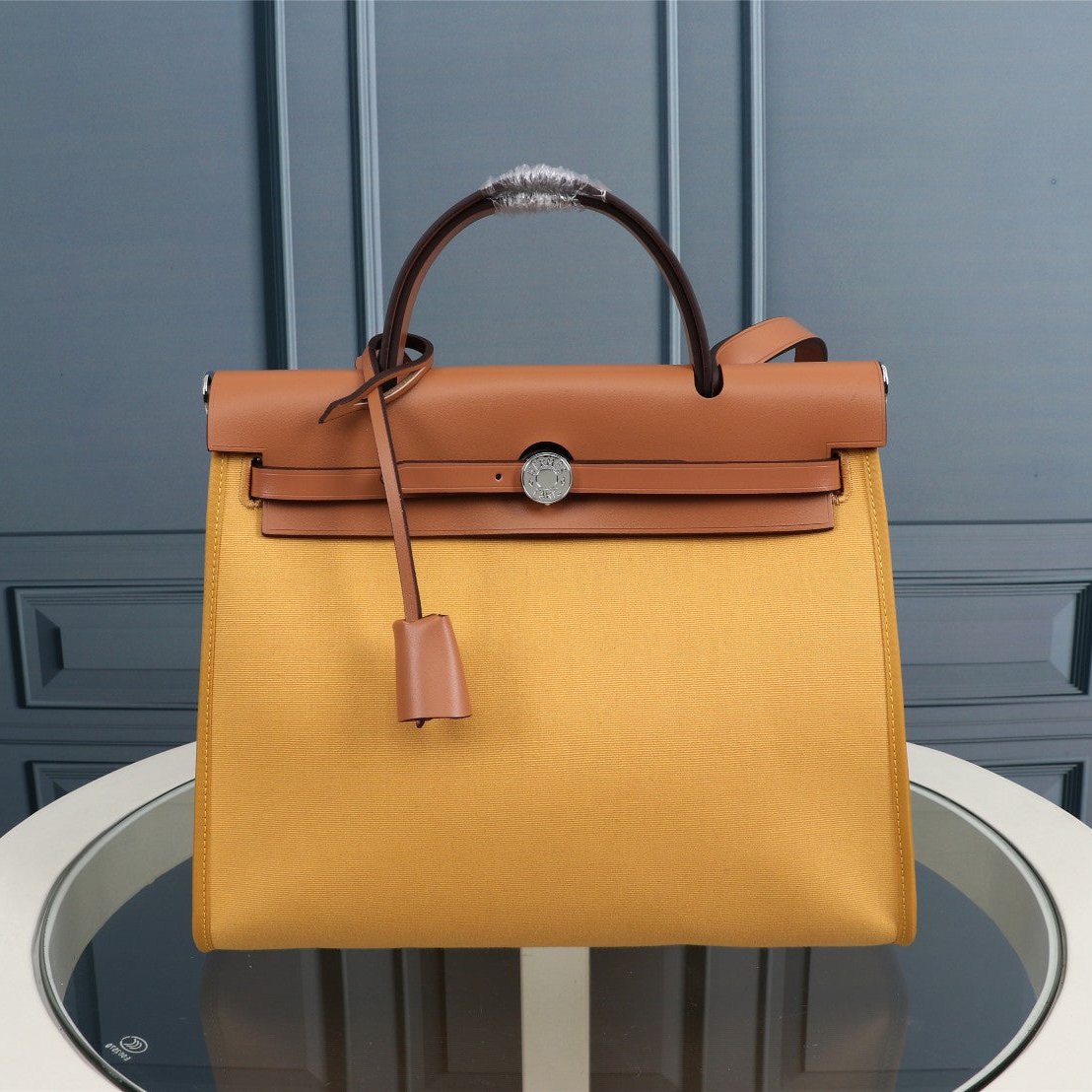 HM HERBAG ZIP 31 LONA DE CÚRCUMA Y COBRE