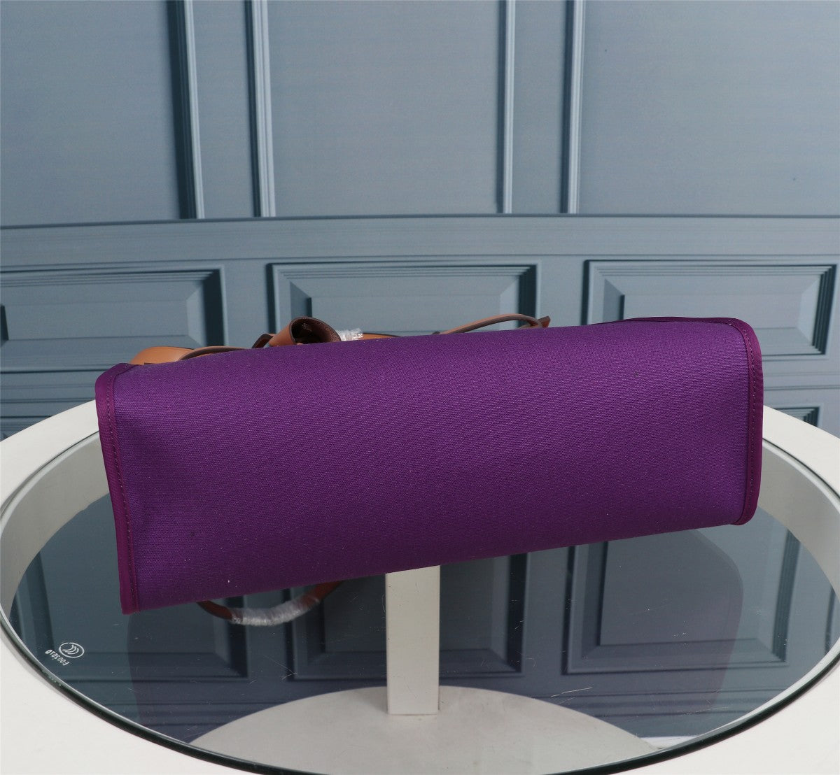 HM HERBAG ZIP 31 LONA VIOLETA Y COBRE
