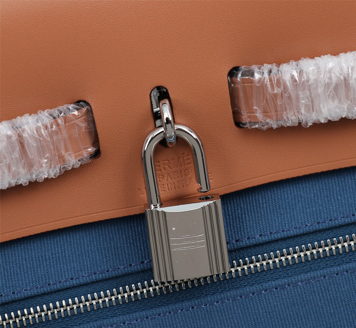 HM HERBAG ZIP 31 LONA EGEO Y COBRE