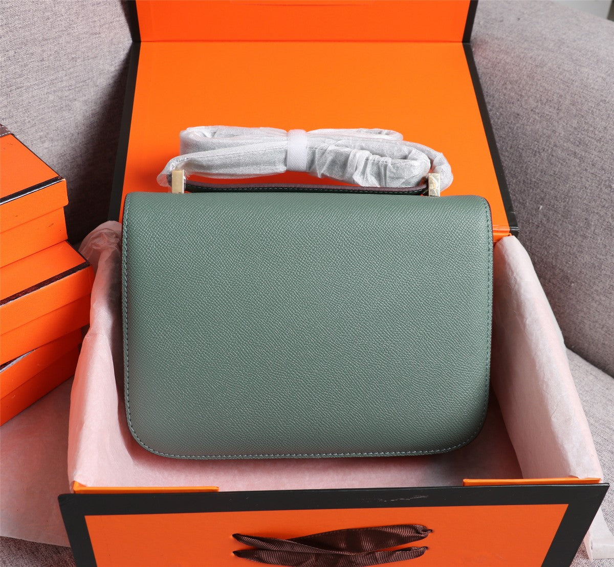BOLSAS HM CONSTANCE 19 HUNTER EPSOM PIEL DE CORDERO