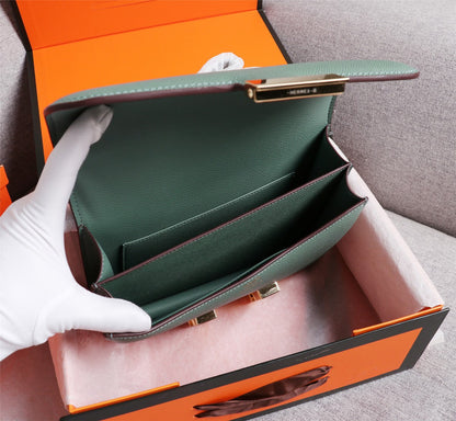 BOLSAS HM CONSTANCE 22 EPSOM VERDE CAZADOR