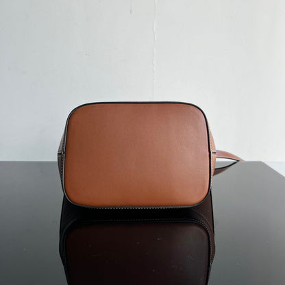 CUBO DE CUIR TRIOMPHE 24 PIEL DE BECERRO MARRÓN JENGIBRE