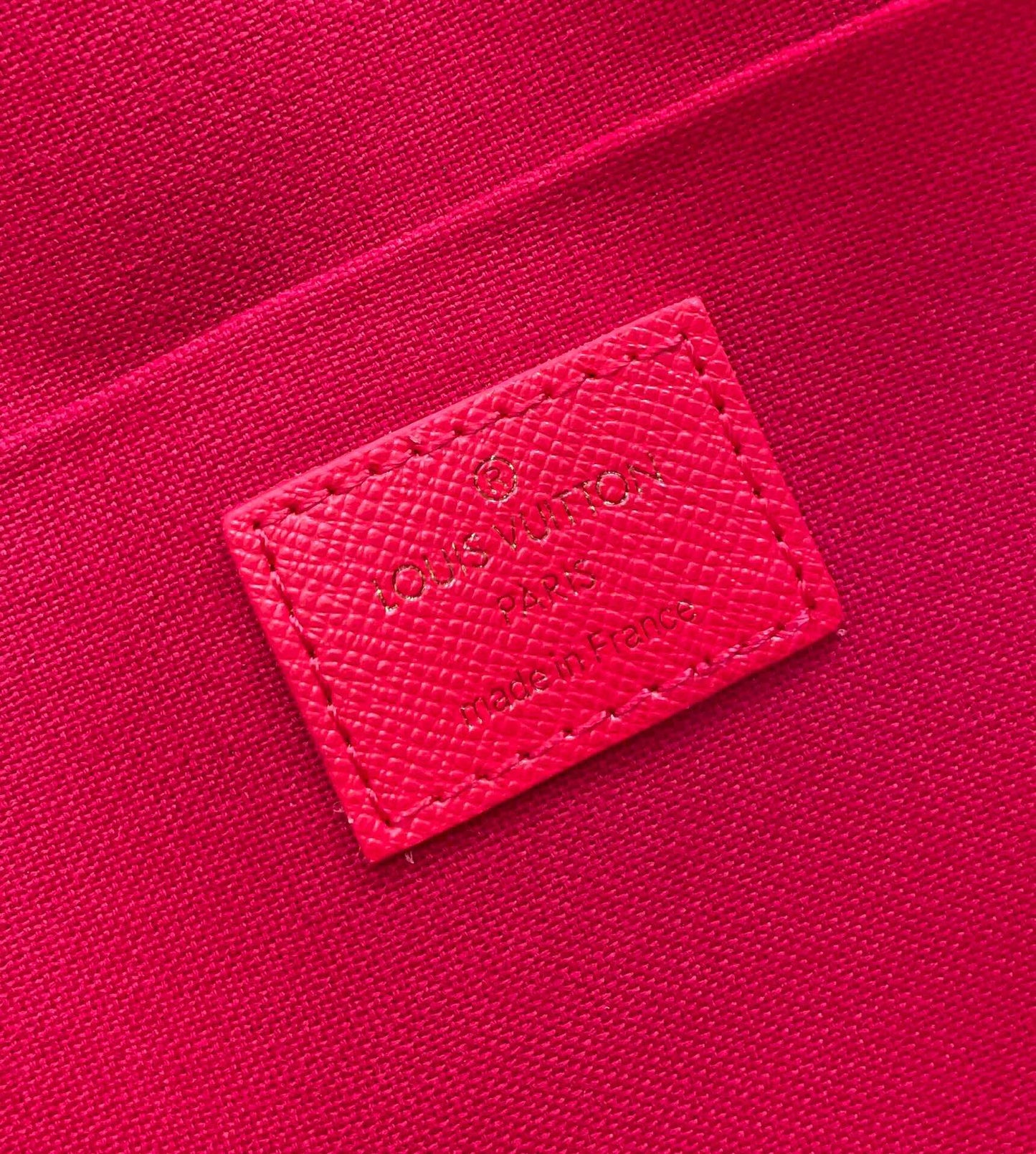 F¨¦LICIE POCHETTE 21 EN TOILE ENDUIT DAMIER EBENE MARRON QUINCAILLERIE OR