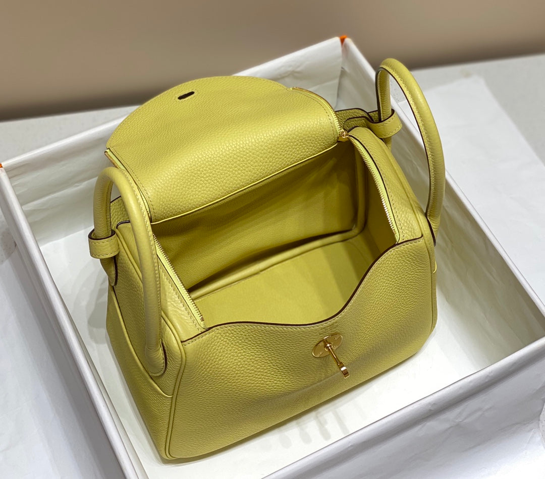 BOLSO HM LINDY 30 LIMÓN TAURILLON CLEMENCE PIEL
