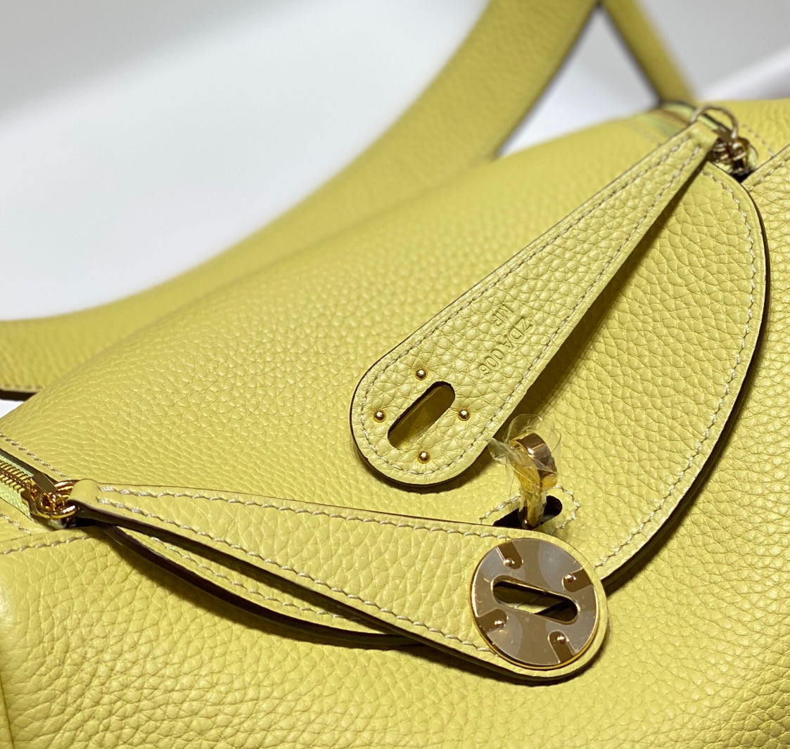 BOLSO HM LINDY 30 LIMÓN TAURILLON CLEMENCE PIEL