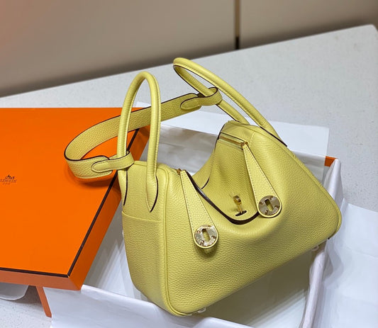BOLSO HM LINDY 30 LIMÓN TAURILLON CLEMENCE PIEL