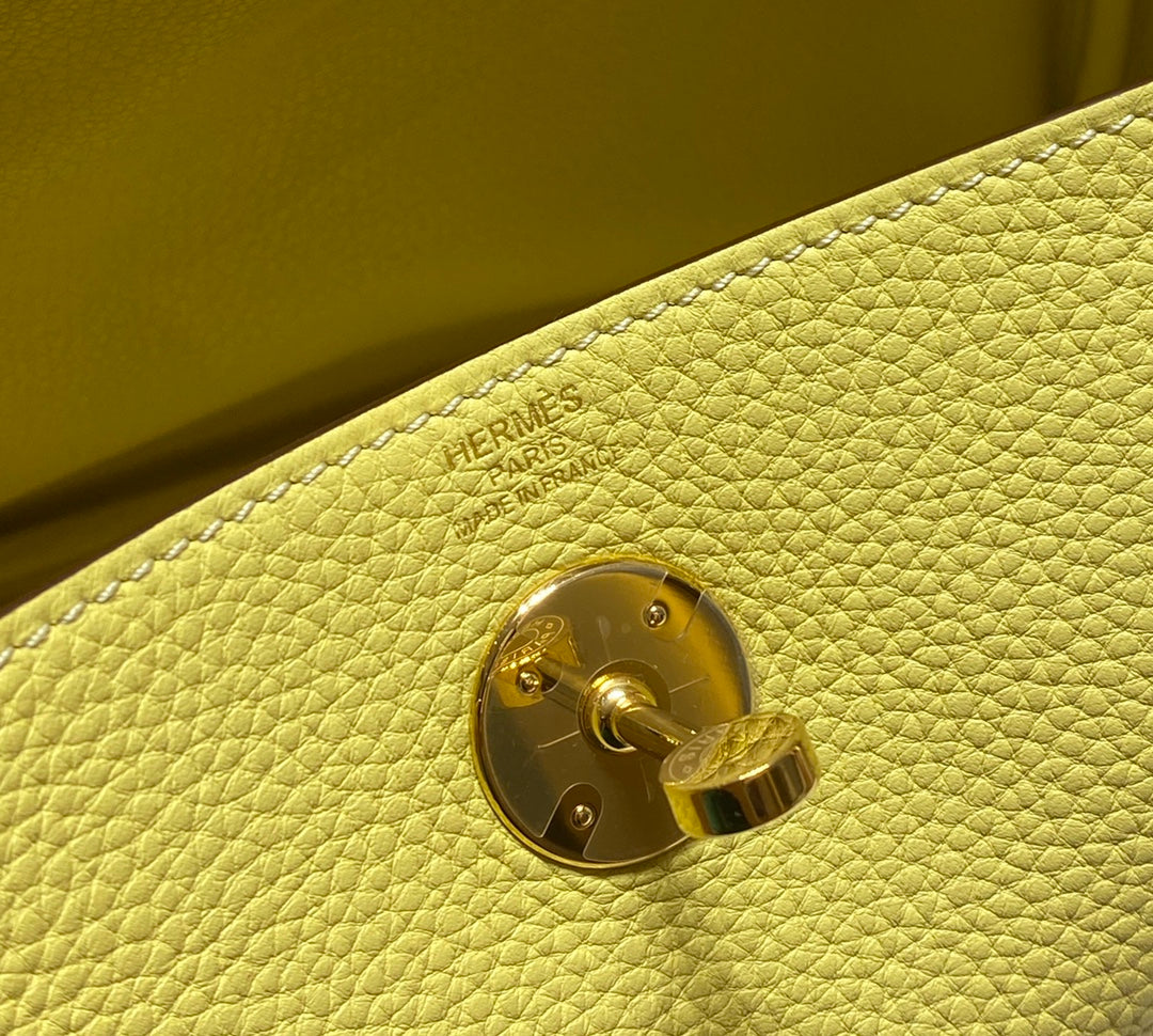 BOLSO HM LINDY 30 LIMÓN TAURILLON CLEMENCE PIEL