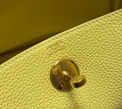 BOLSO HM LINDY 30 LIMÓN TAURILLON CLEMENCE PIEL