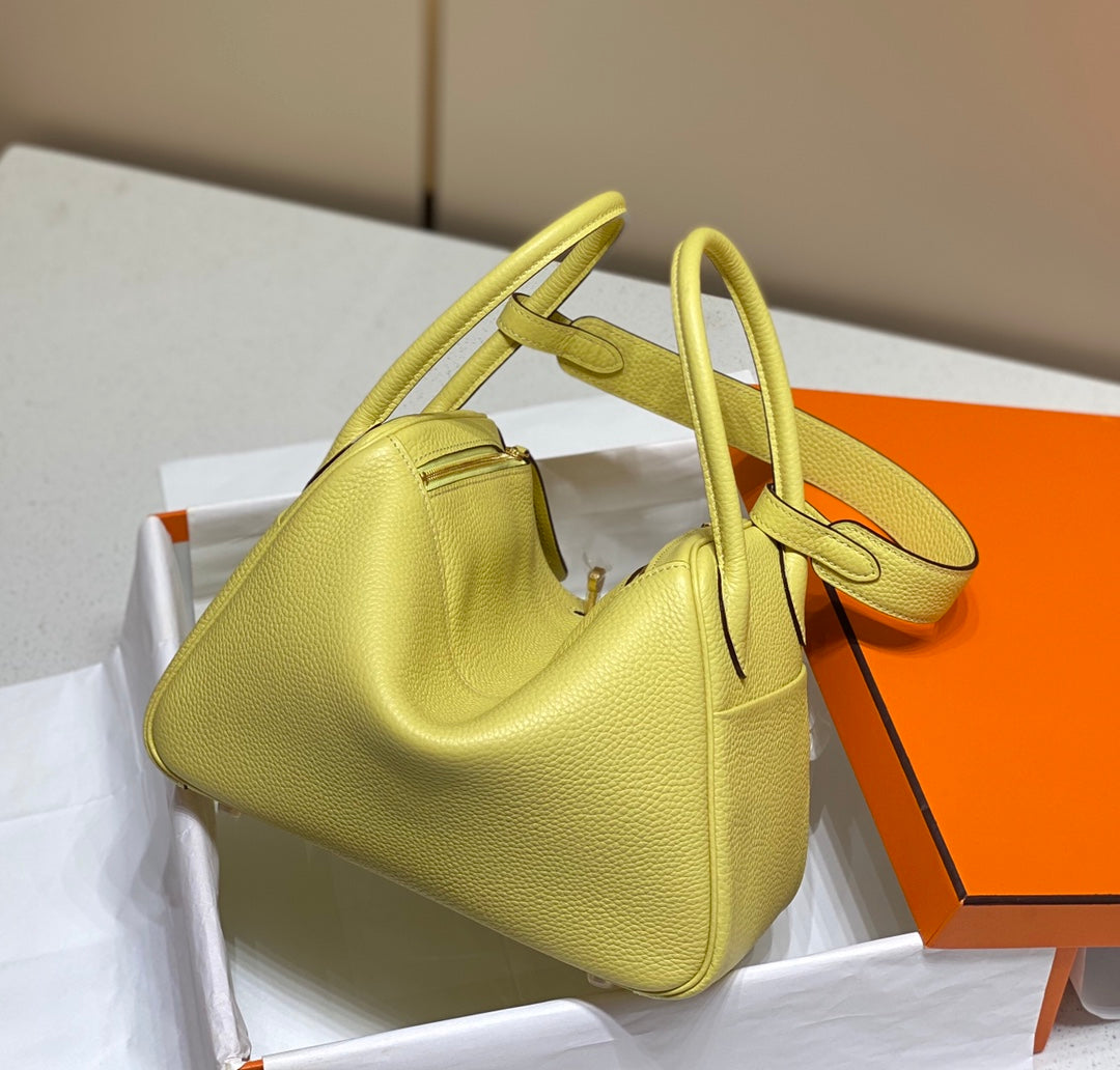 BOLSO HM LINDY 30 LIMÓN TAURILLON CLEMENCE PIEL