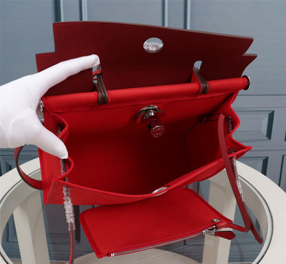 HM HERBAG ZIP 31 LONA ROJA